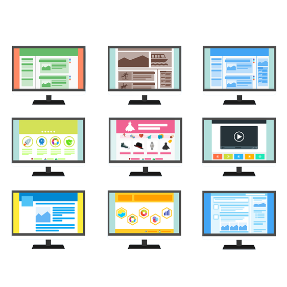 desktops with websites